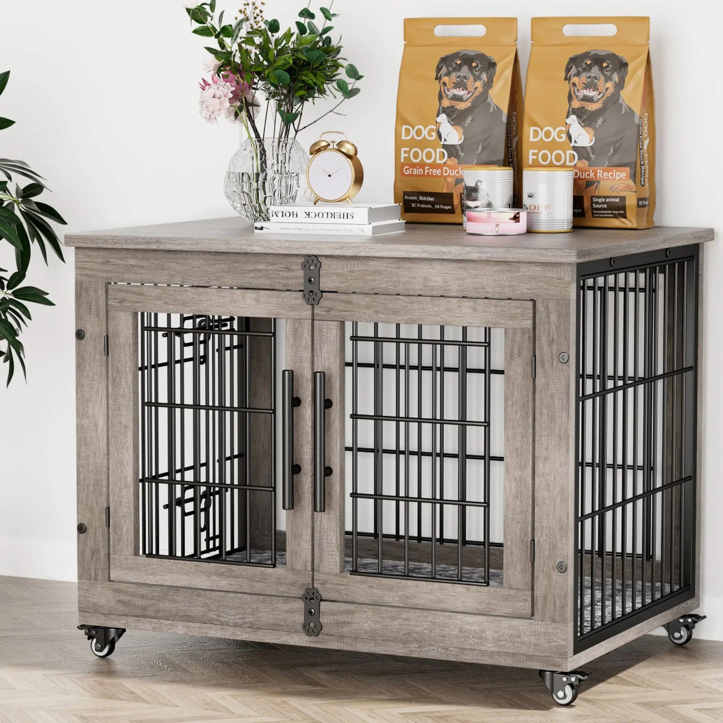 Lulive fa kutyakennel 82.5×56×56 cm