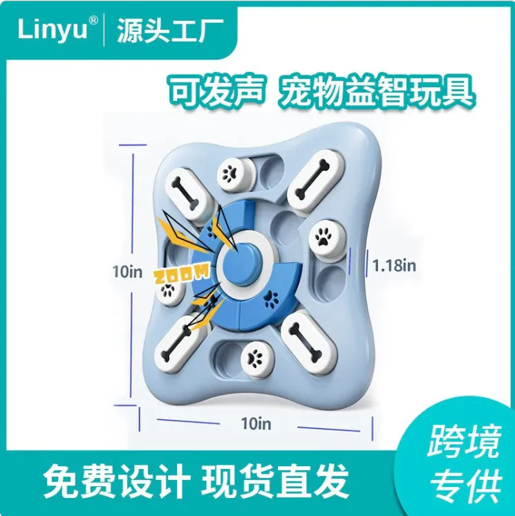Interaktív kutya puzzle tál