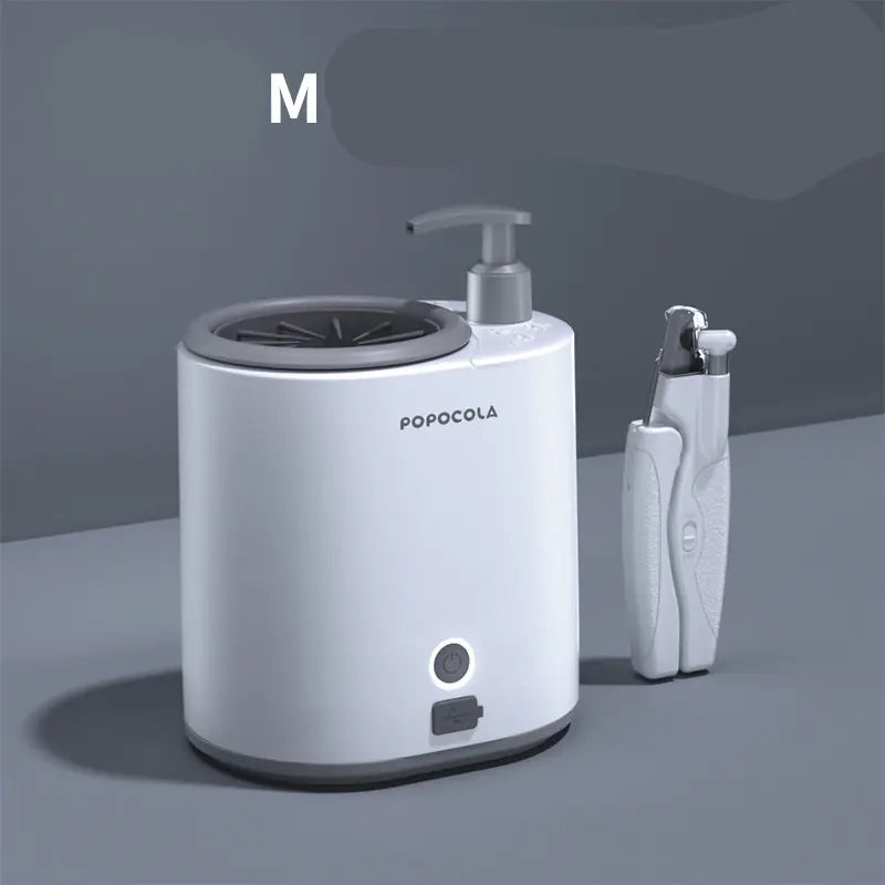 Elektromos kisállat kutya és macska lábtisztító csésze