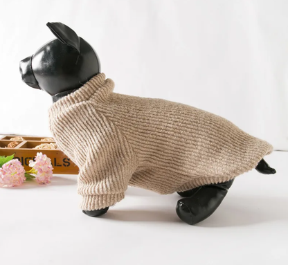 Kisméretű kutya pulcsi — puha kötött melegítő | Art of Dogs