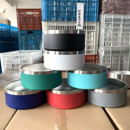 Rozsdamentes Acél Függőleges Kutyatál