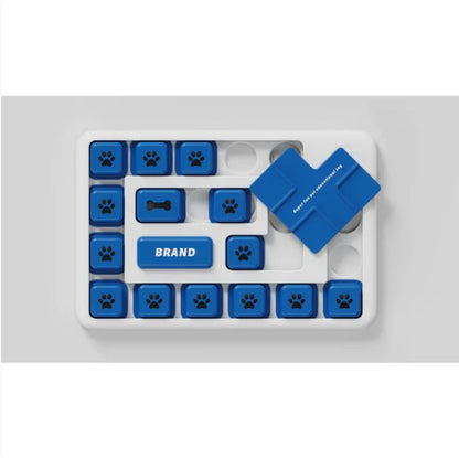 Interaktív kutya puzzle tál