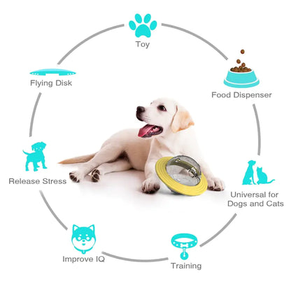 Forgó Korong Kutyajáték – Harapásálló Interaktív Frizbi