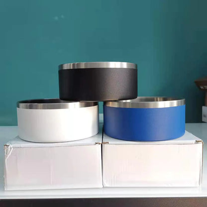 Rozsdamentes Acél Függőleges Kutyatál